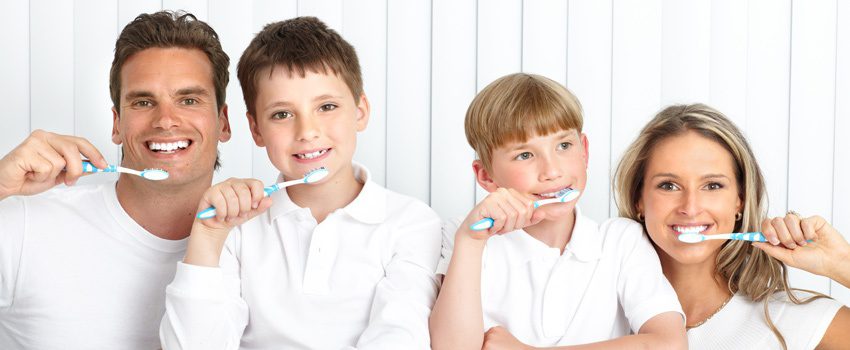 SD Family Brushing Teeth