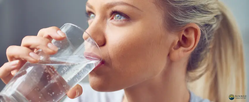 SD-drinking water to alleviate the symptoms of dry mouth
