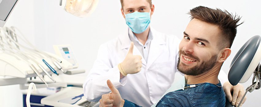 SD Patient and Dentist thumbs up